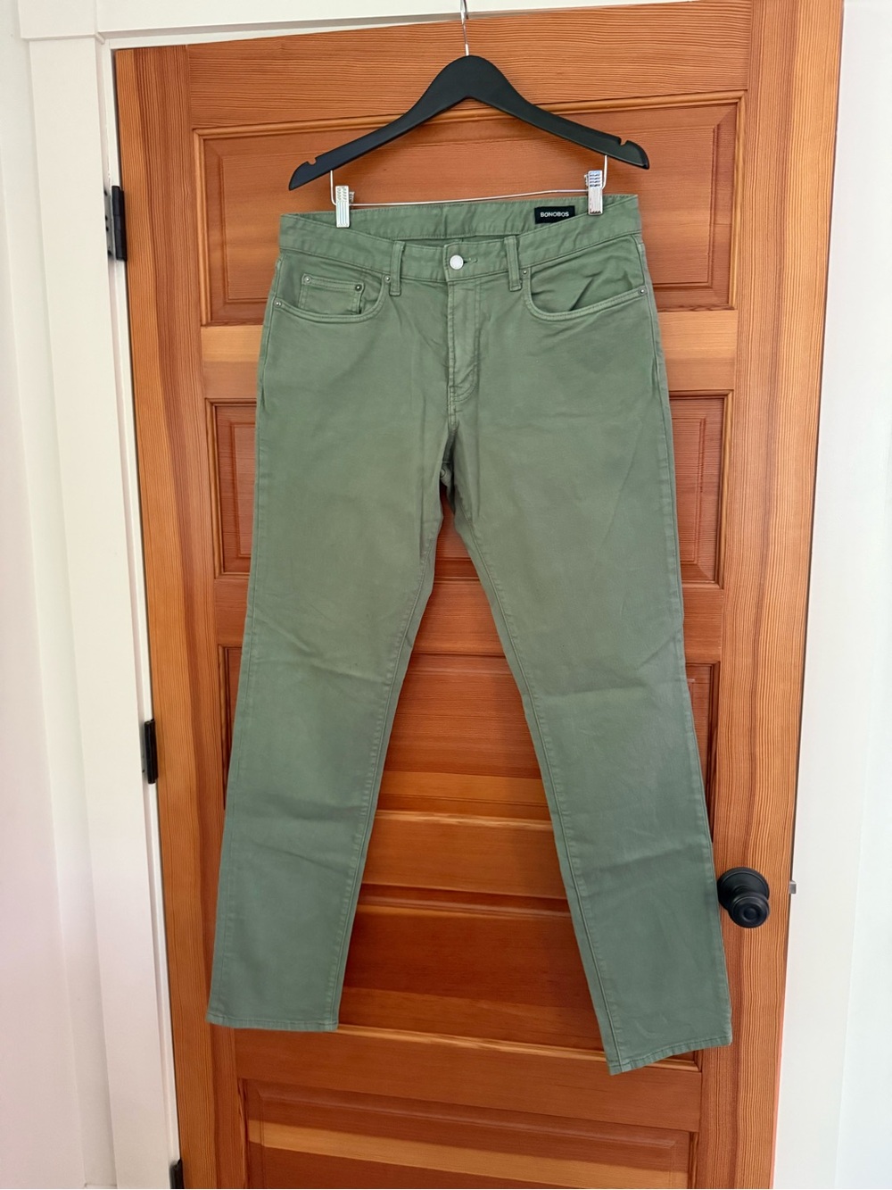 Bonobos Light Sage Green Jeans - Slim Fit - 35x36